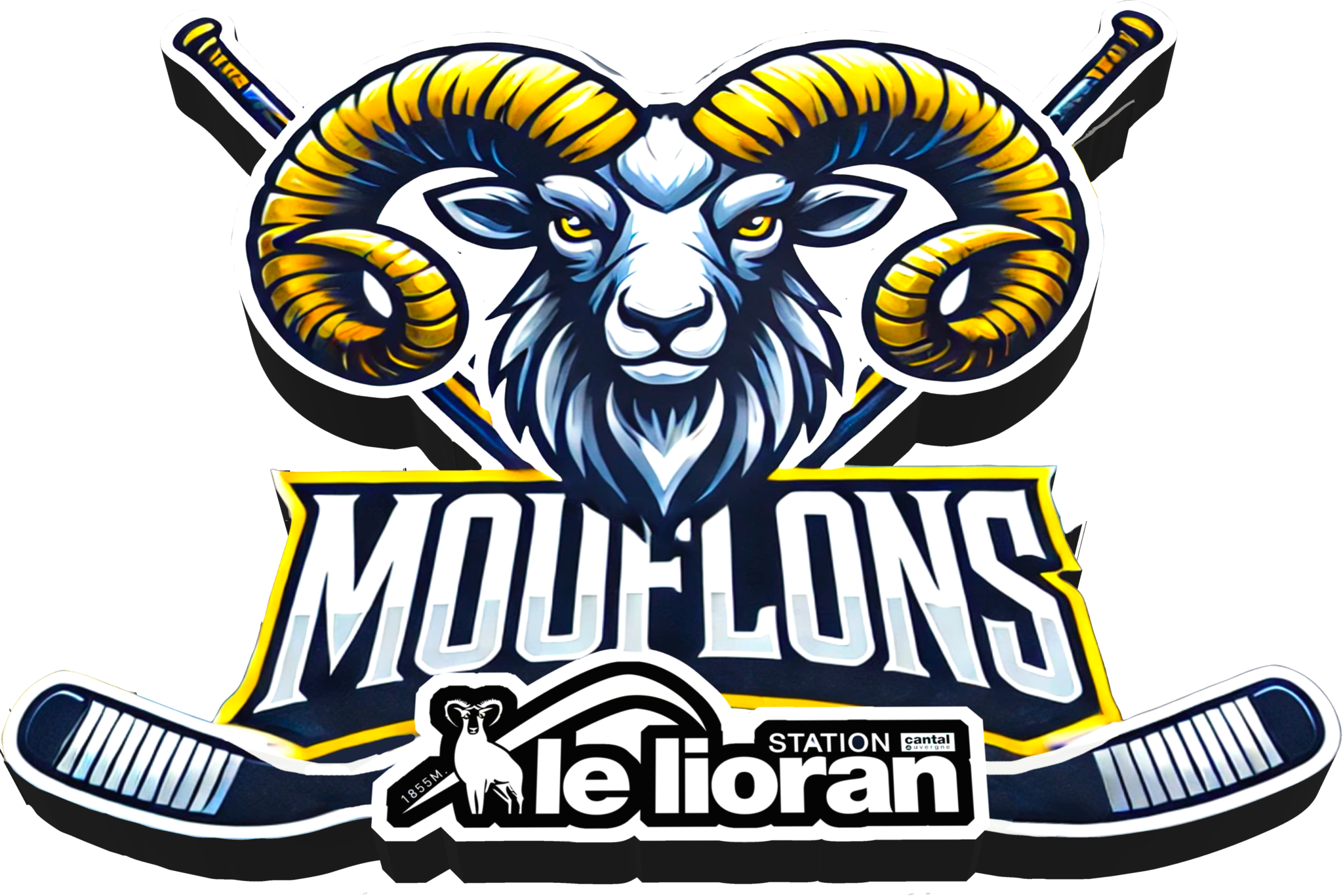 Logo Hockey Club Mouflons du Lioran